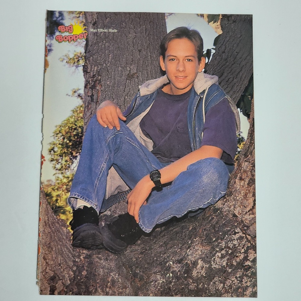 Max Elliott Slade Tia Tamara Mowry double-sided poster pinup clipping vtg 8x10